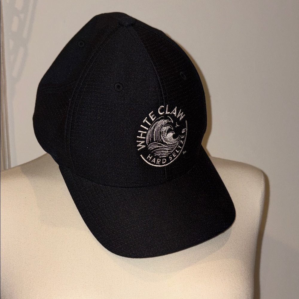 White Claw Travis Mathew Promotional Black Baseball Cap FlexFit S/M